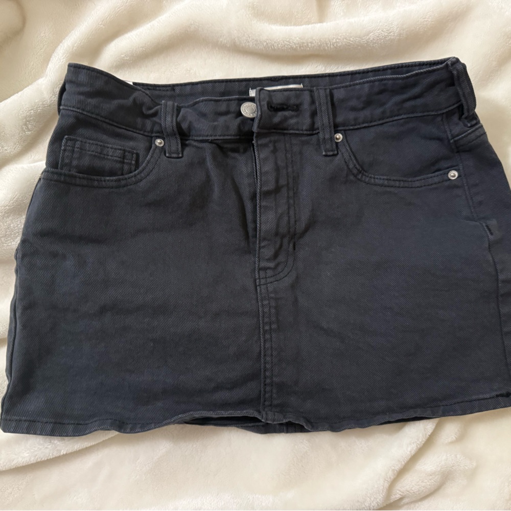 PacSun Black Denim Skirt